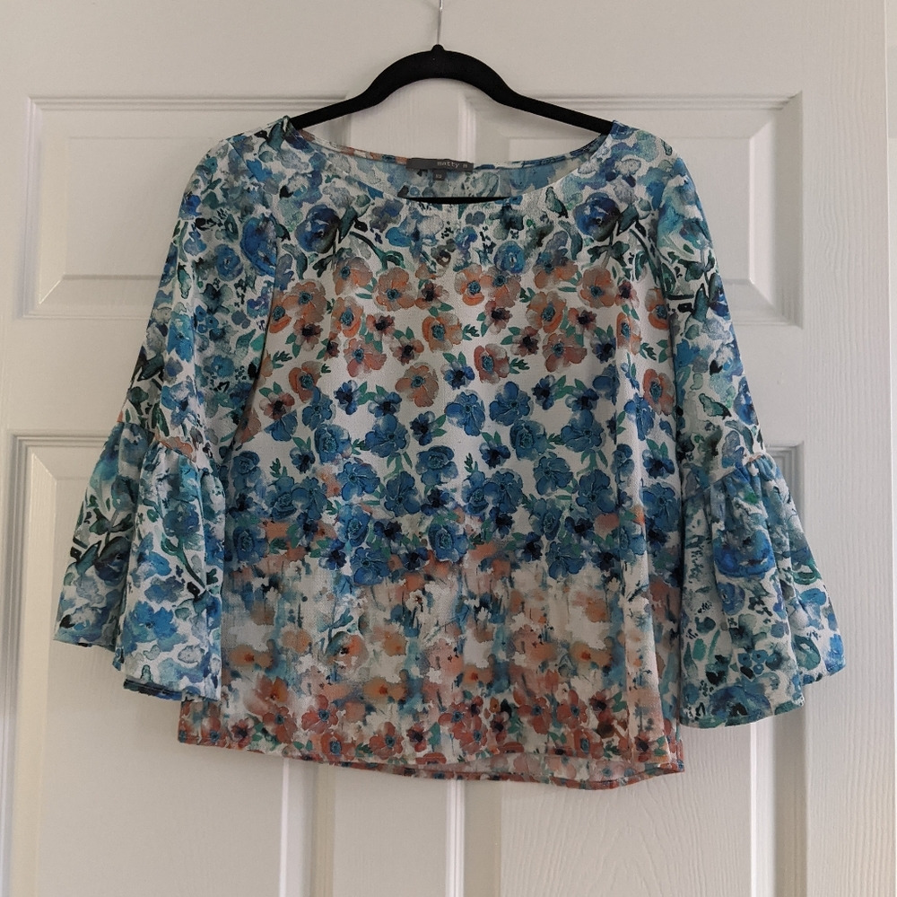 NEW Pastel Floral Blouse